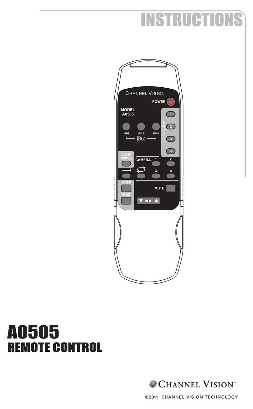 Channel Vision A0505 instructions