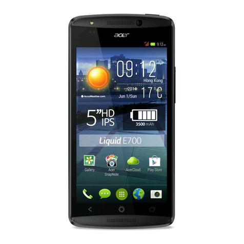 Acer Liquid E700 Trio E39 User manual Acer Liquid E700 Trio E39 User manual
