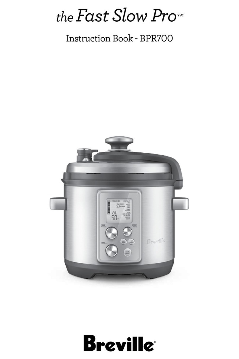 Breville the Fast Slow Pro BPR700 Instruction book