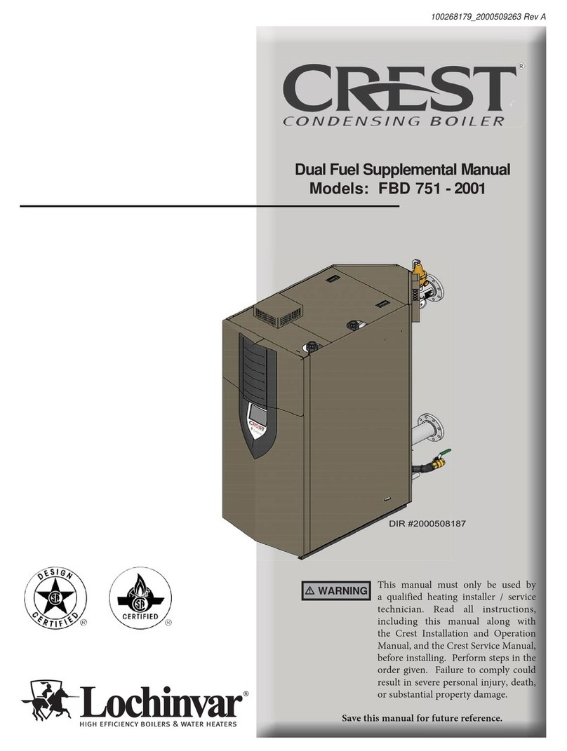 Lochinvar Crest 751 Supplemental manual