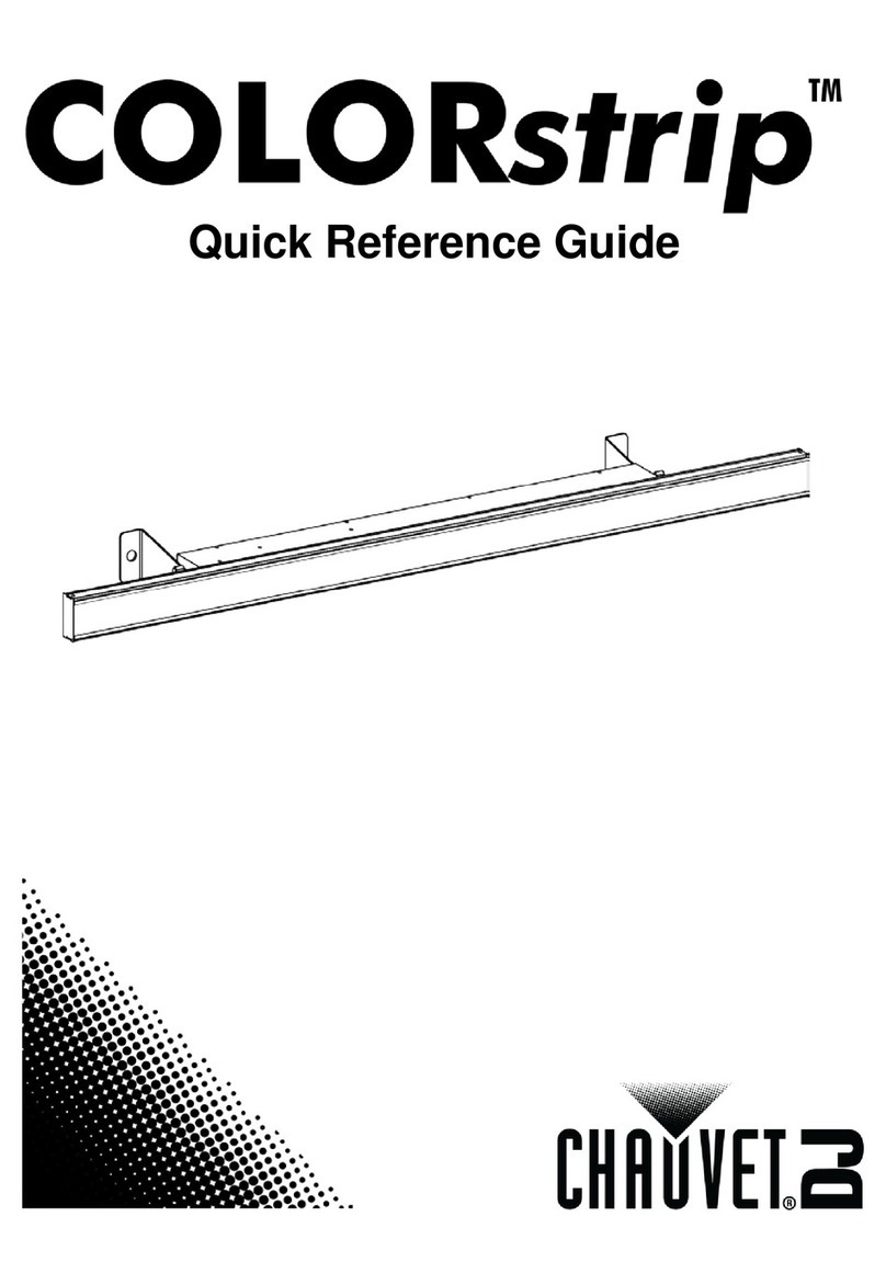 Chauvet COLORstrip Quick reference guide