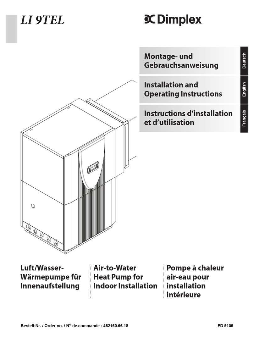 Dimplex LI 9TEL Installation and operating instructions