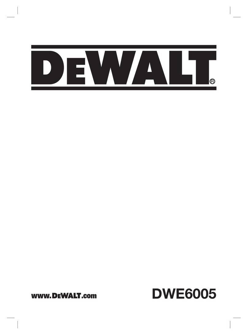 DeWalt DWE6005 Series Original instructions