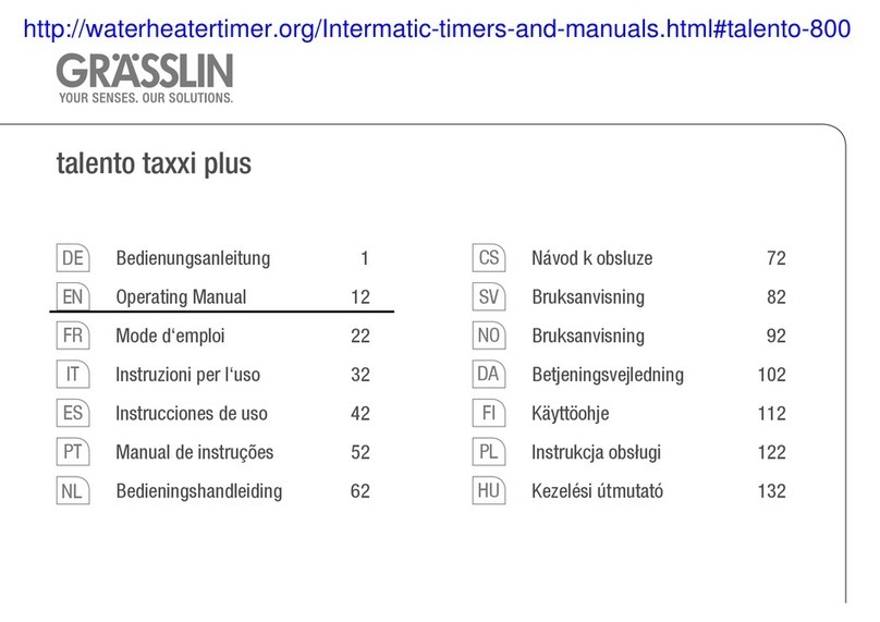 Grasslin talento taxxi plus operating manual