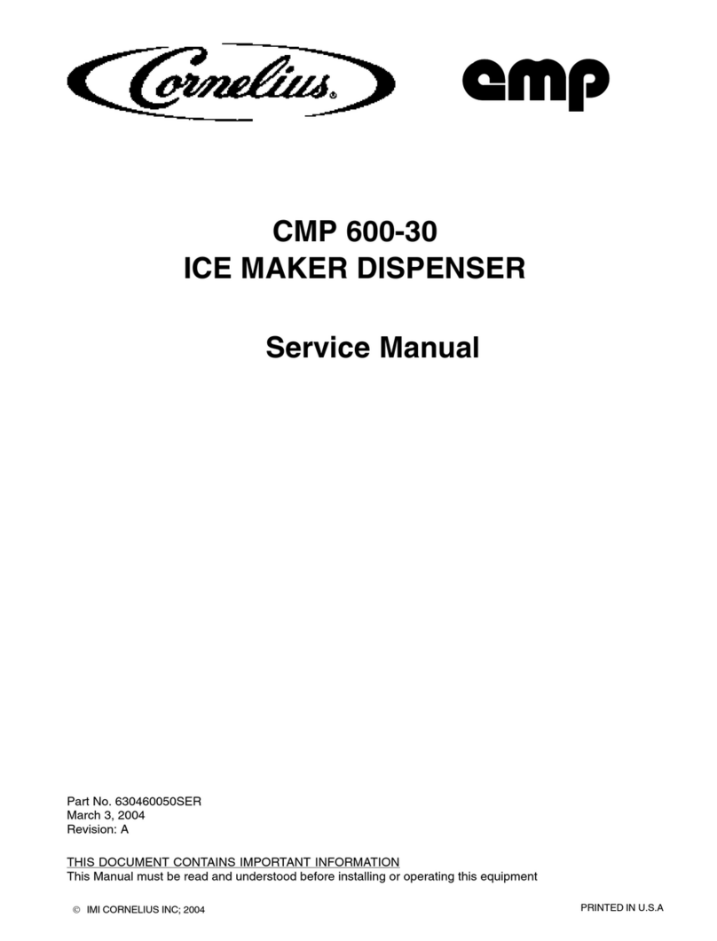 Cornelius CMP600-30A User manual