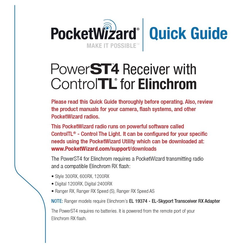 Pocket Wizard powerST4 User manual