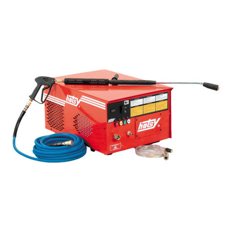 Hotsy 1710 Operating instructions and parts manual