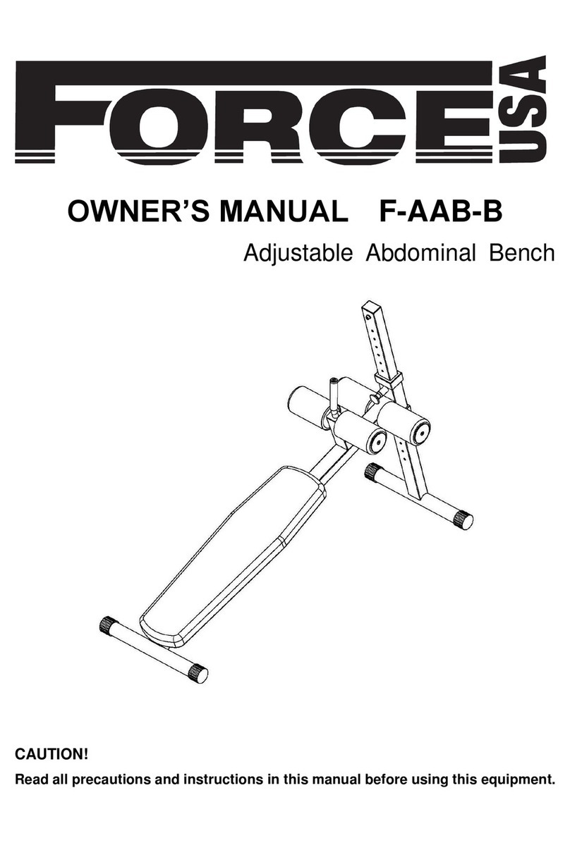 Force USA F-AAB-B owner's manual