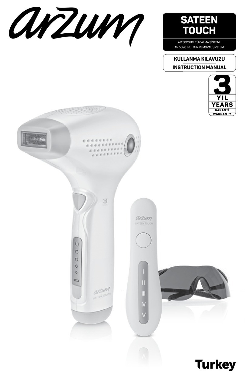 Arzum SATEEN TOUCH AR 5020 instruction manual