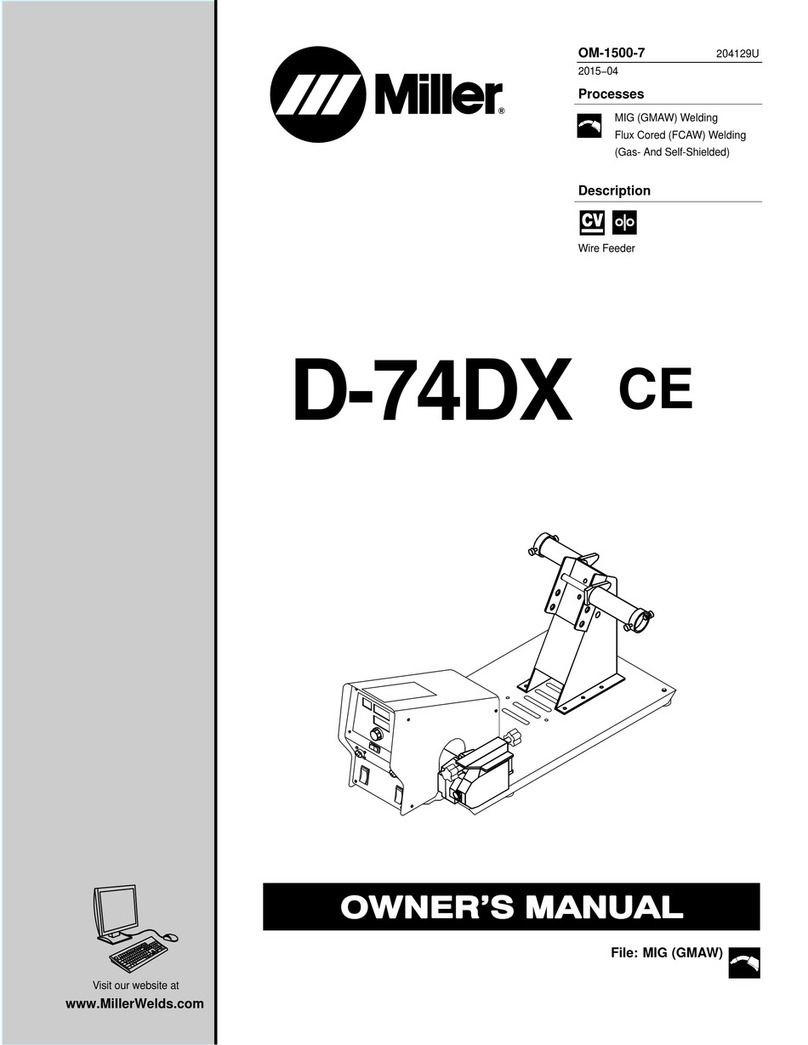 Miller D-74DX owner's manual
