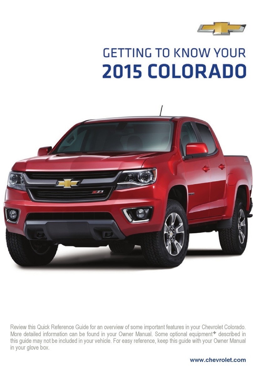Chevrolet Colorado 2015 reference guide