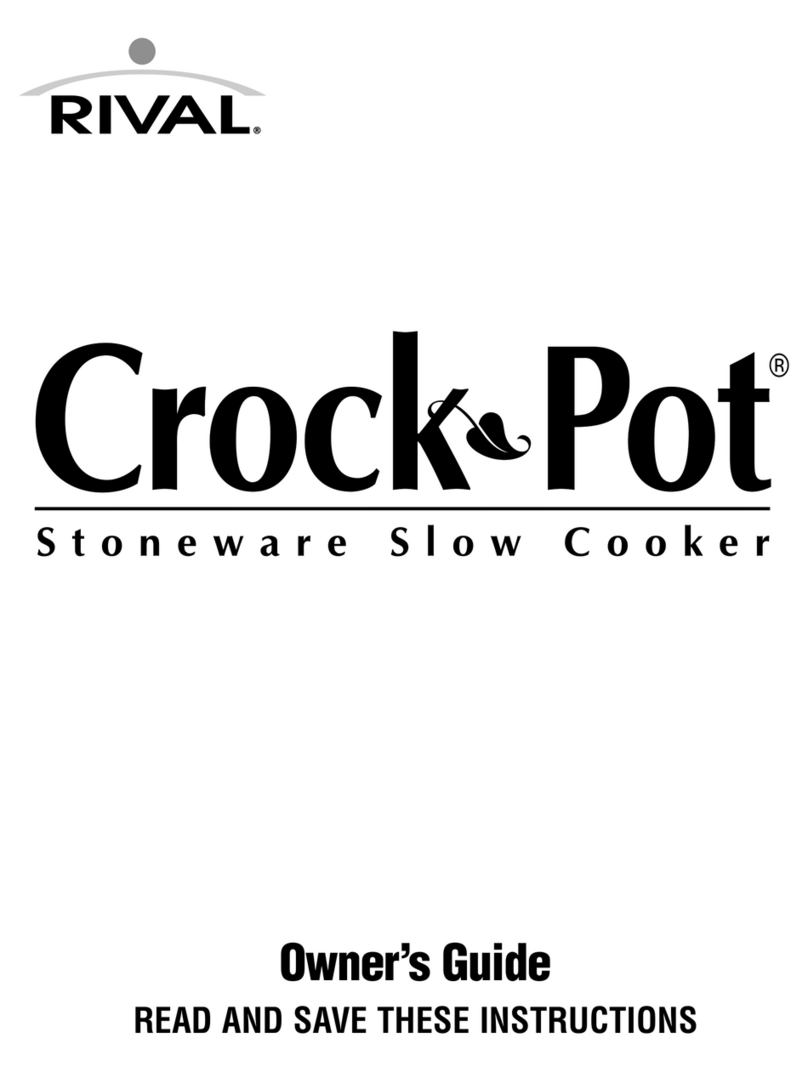 Rival Crock Pot User manual