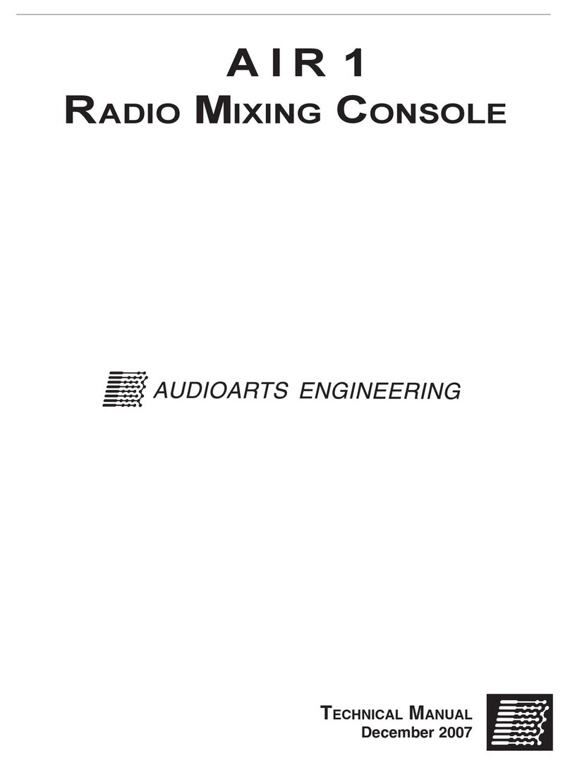 AudioArts Engineering AIR 1 Technical manual