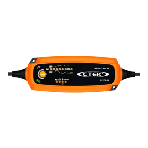 CTEK MUS 4.3 TEST&CHARGE User manual CTEK MUS 4.3 TEST&CHARGE User manual