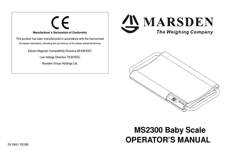 marsden MS2300 User manual marsden MS2300 User manual