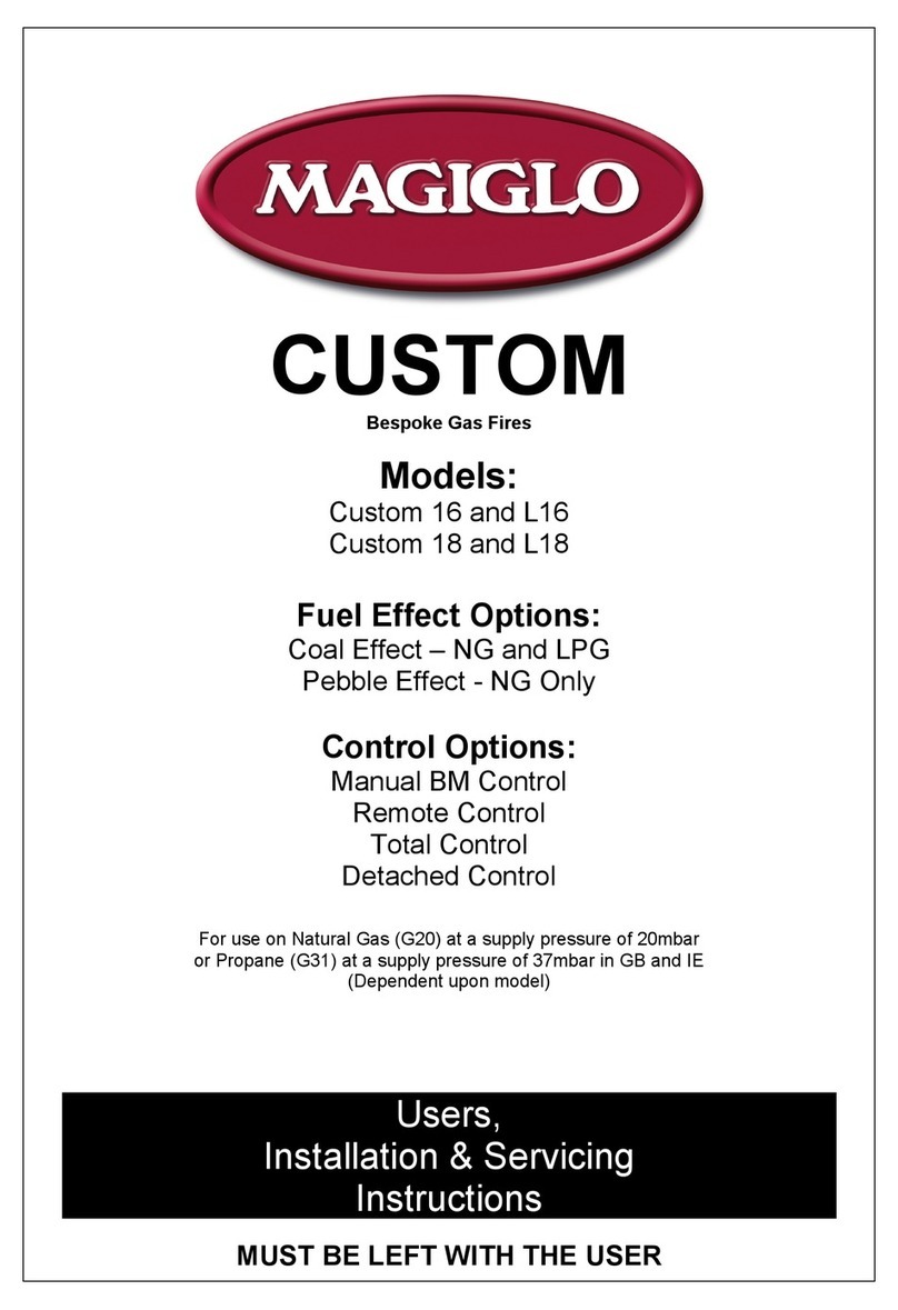 Magiglo Custom 16 User, installation & servicing instructions Magiglo Custom 16 User, installation & servicing instructions