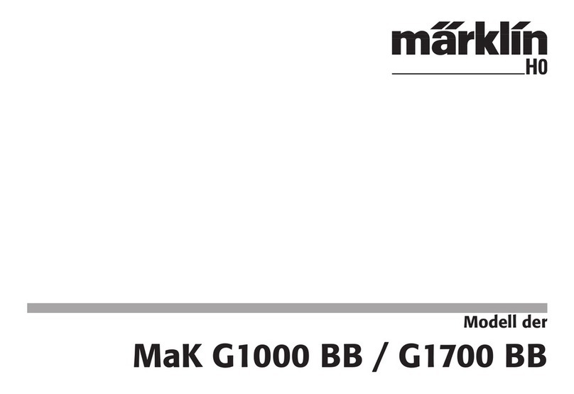marklin MAK G1000 B User manual