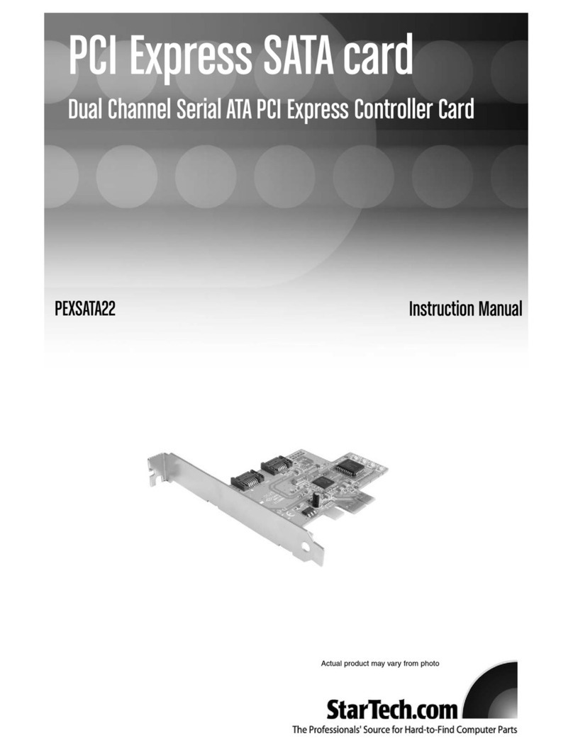 StarTech.com PEXSATA22 User manual