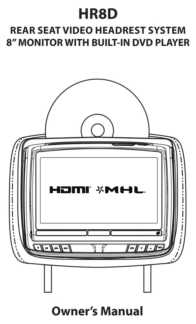Voxx Invision HR8D User manual