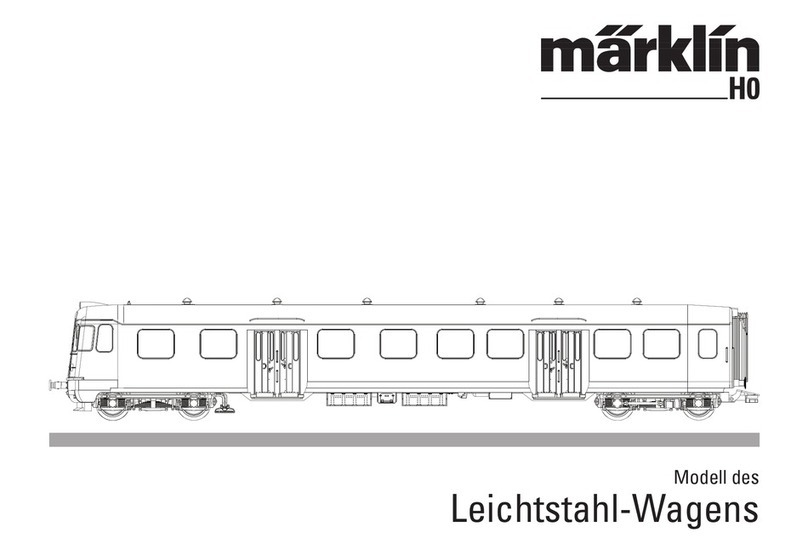 marklin Leichtstahl-Wagens User manual marklin Leichtstahl-Wagens User manual