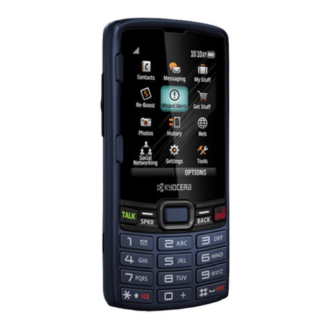 Kyocera Verve User manual