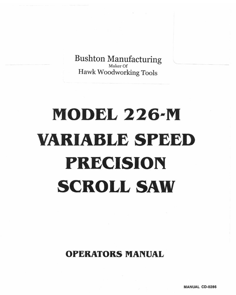 Hawk 226-M Operator's manual