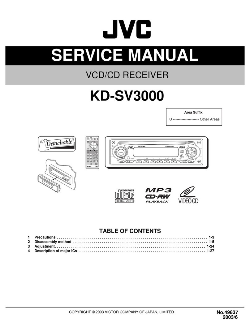 JVC KD-SV3000 User manual