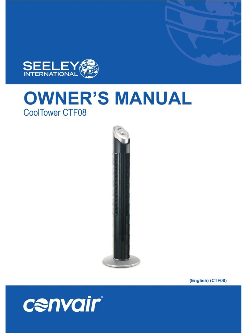 Convair CoolTower CTF08 owner's manual