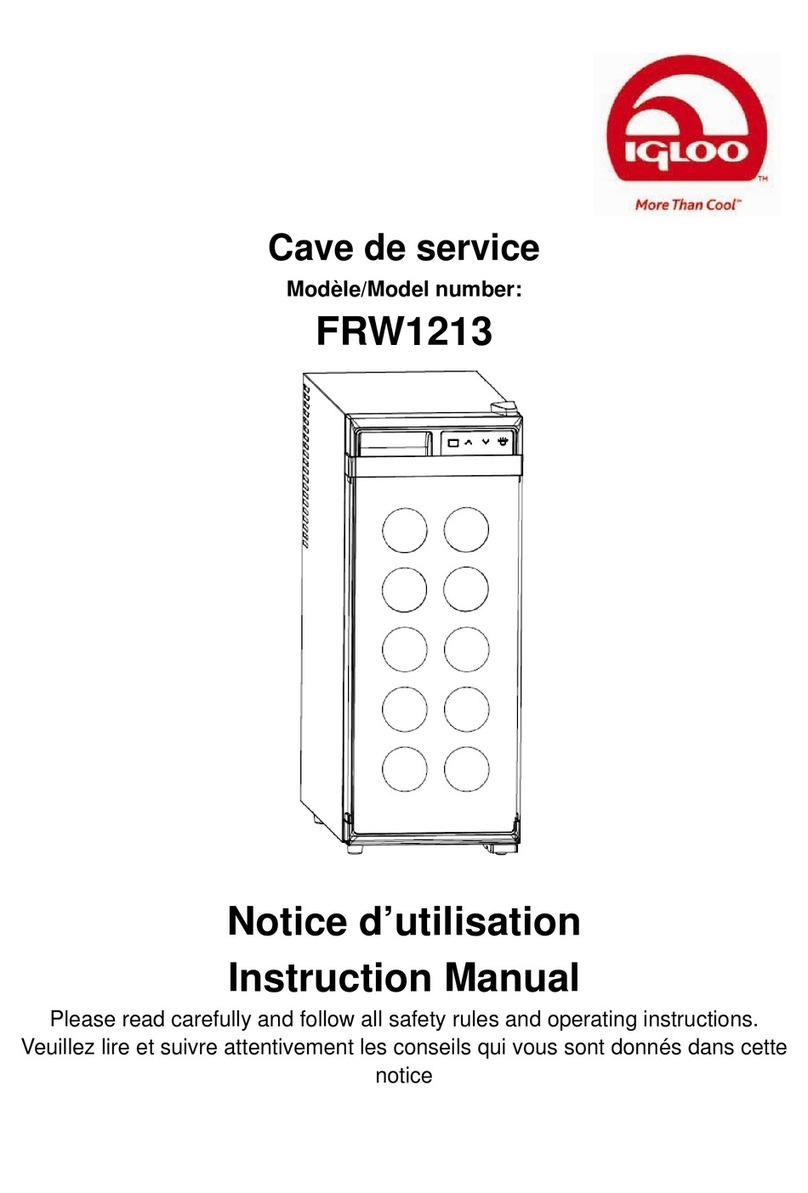 Igloo FRW1213 instruction manual