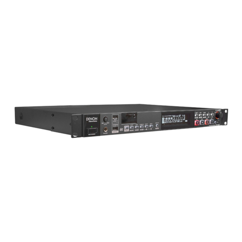 Denon DN-500R User manual