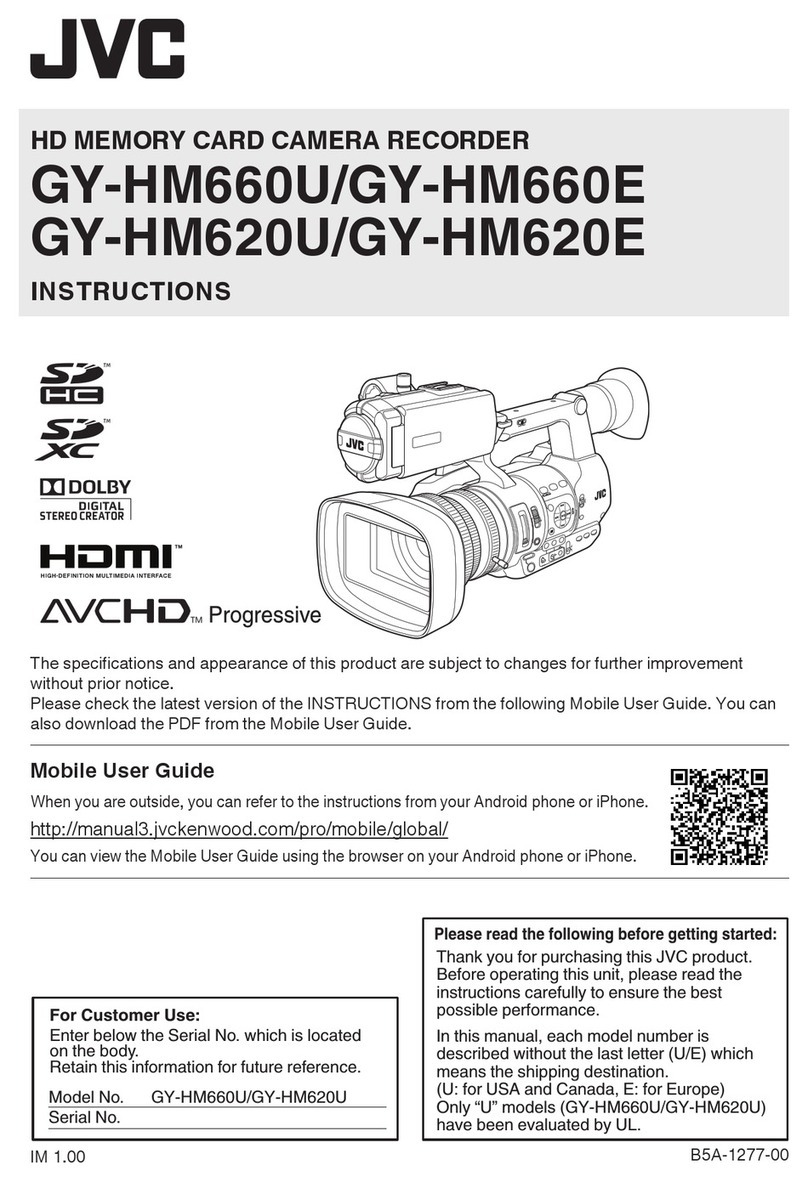 JVC GY-HM660U User manual