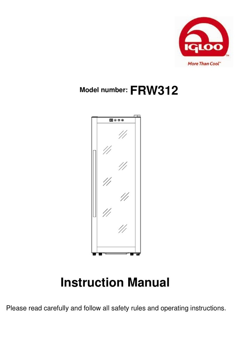Igloo FRW312 instruction manual