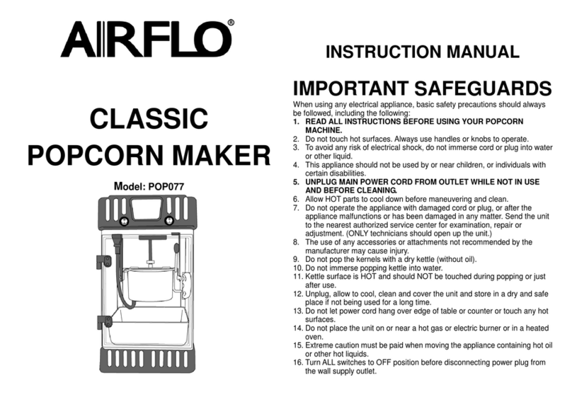 AIRFLO POP077 instruction manual
