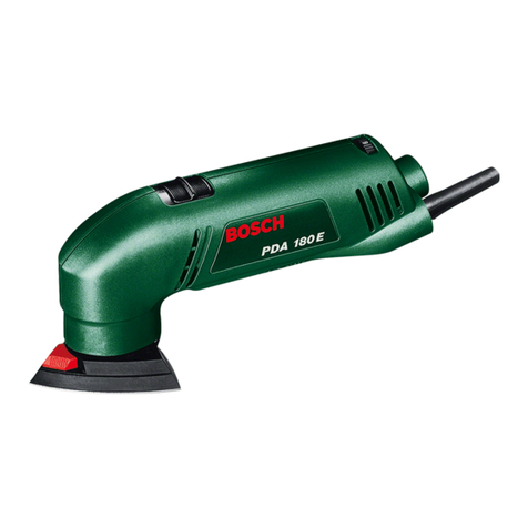 Bosch PDA 180 User manual