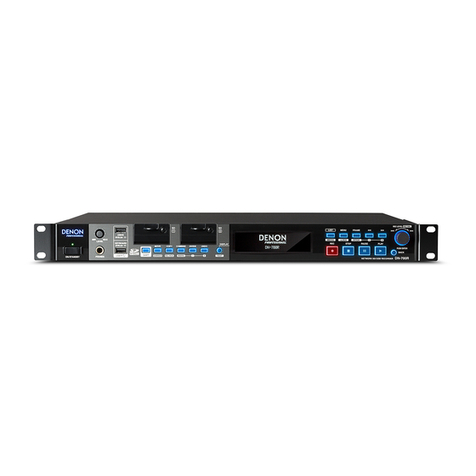 Denon DN-700R quick start guide
