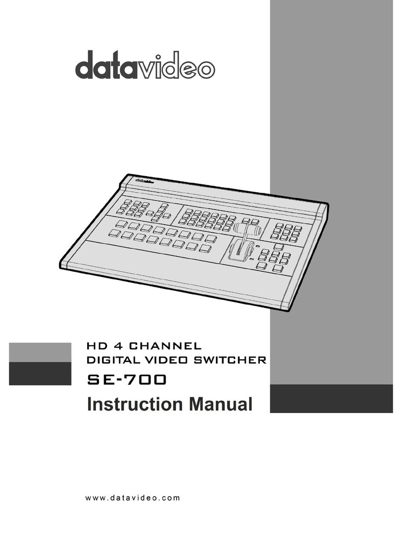 Data Video SE-700 instruction manual