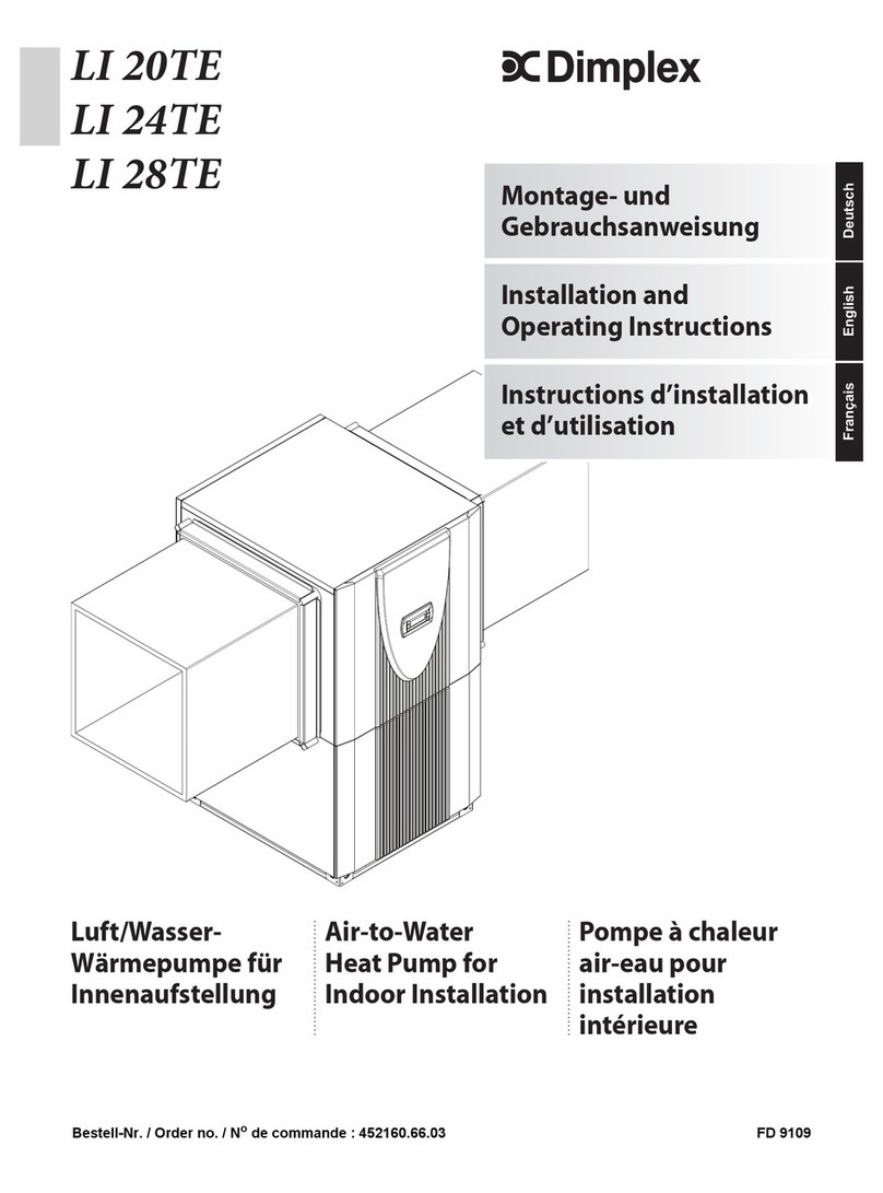 Dimplex LI 20TE Installation and operating instructions Dimplex LI 20TE Installation and operating instructions