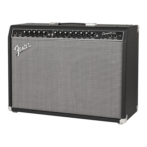 Fender Champion 100 User manual