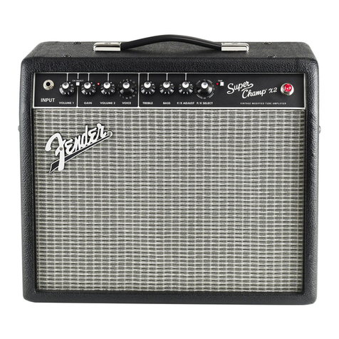 Fender Super Champ X2 owner's manual