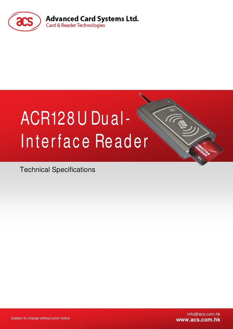 Advanced Card ACR128U User manual Advanced Card ACR128U User manual
