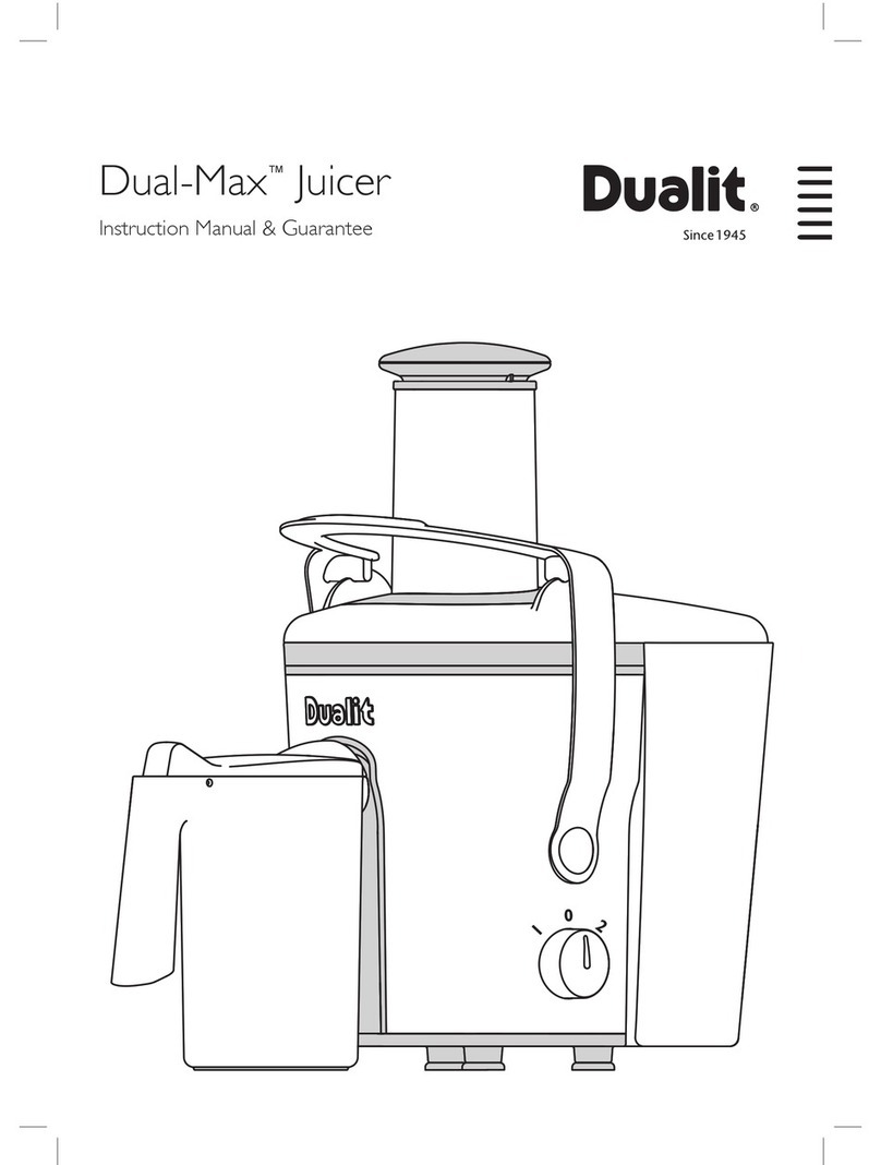 Dualit Dual-Max Instruction manual & guarantee
