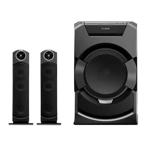 Sony MHC-GT5D operating instructions