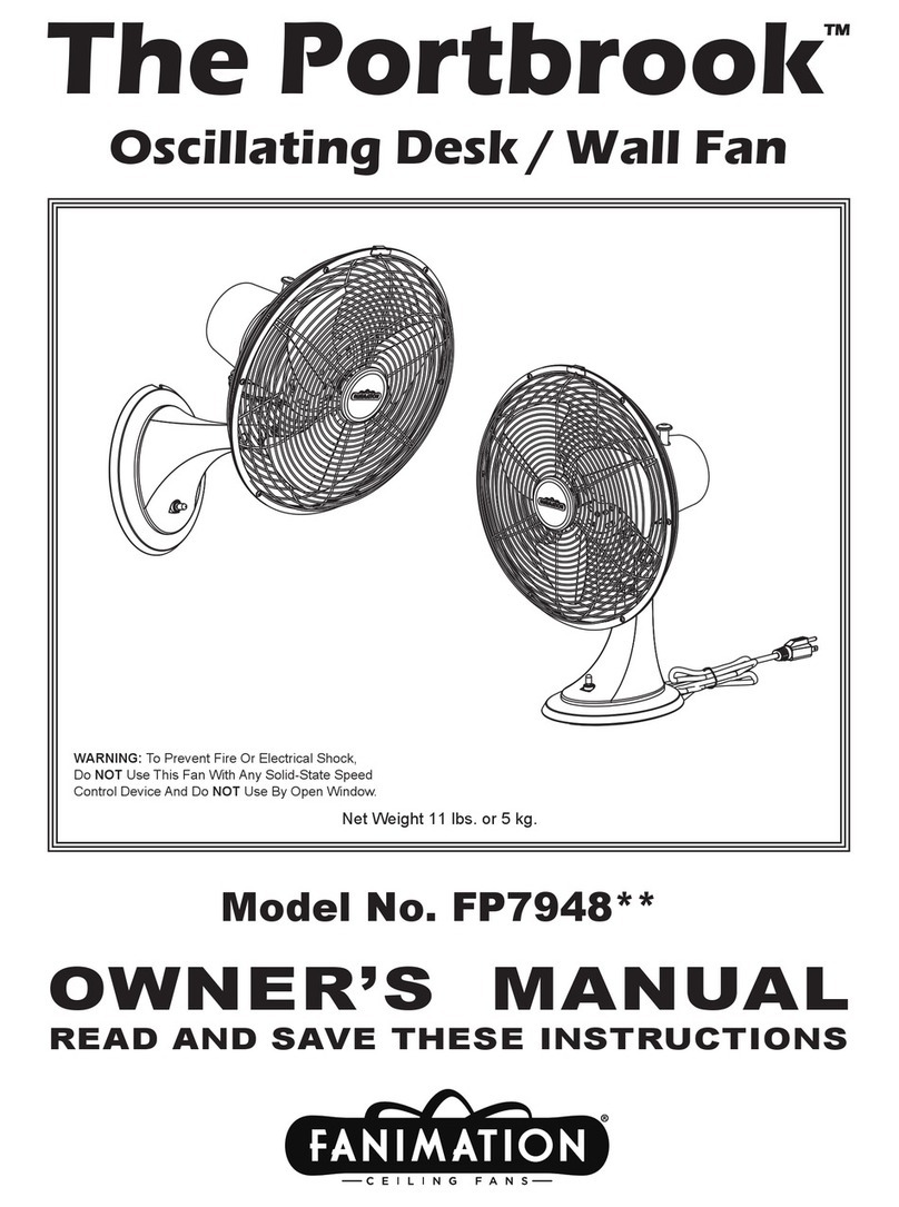 Fanimation FP7948 Series User manual