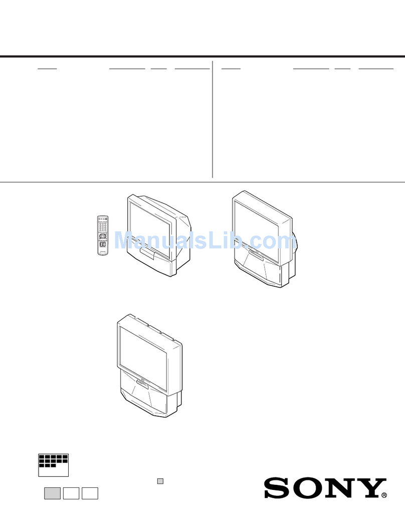 Sony KP-EF41HK2 Service manual