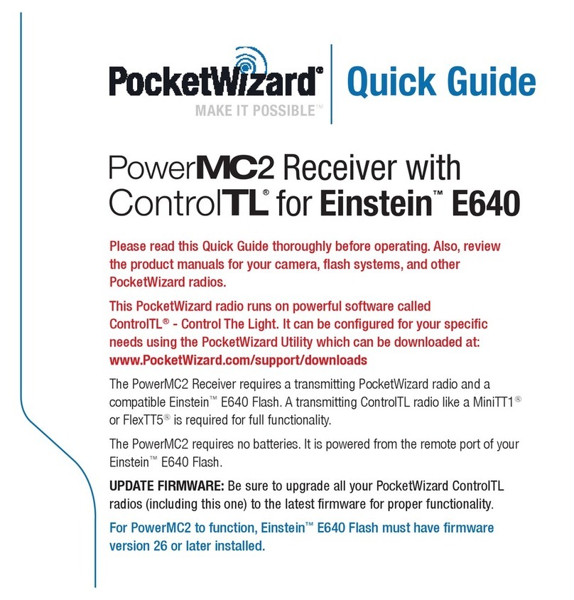 Pocket Wizard PowerMC2 User manual