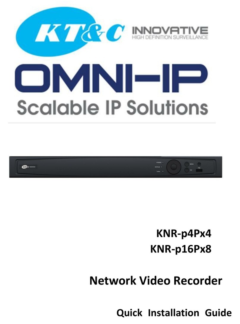 KT&C Omni IP KNR-p4Px4 Quick installation guide