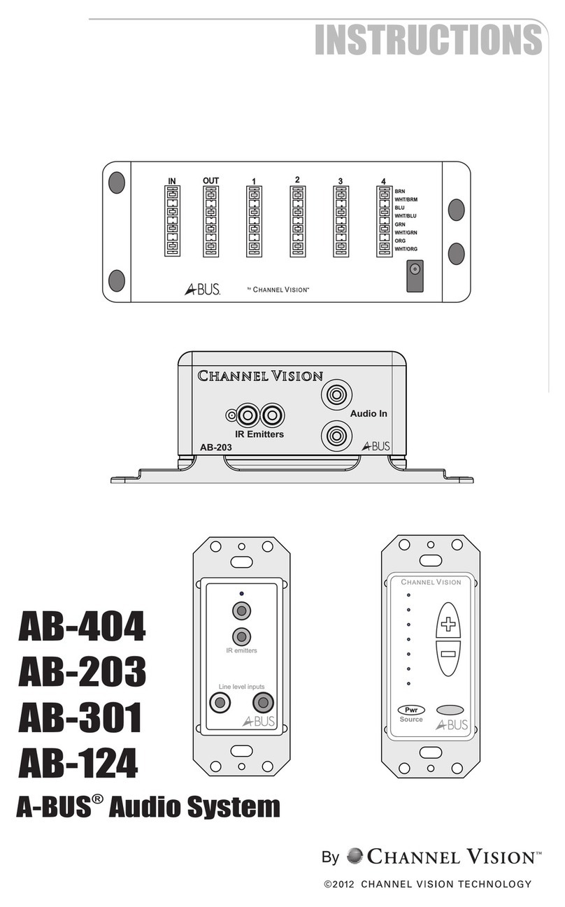 Channel Vision AB-404 instructions