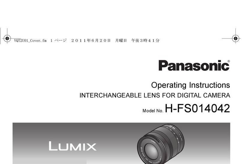 Panasonic Lumix H-FS014042 User manual