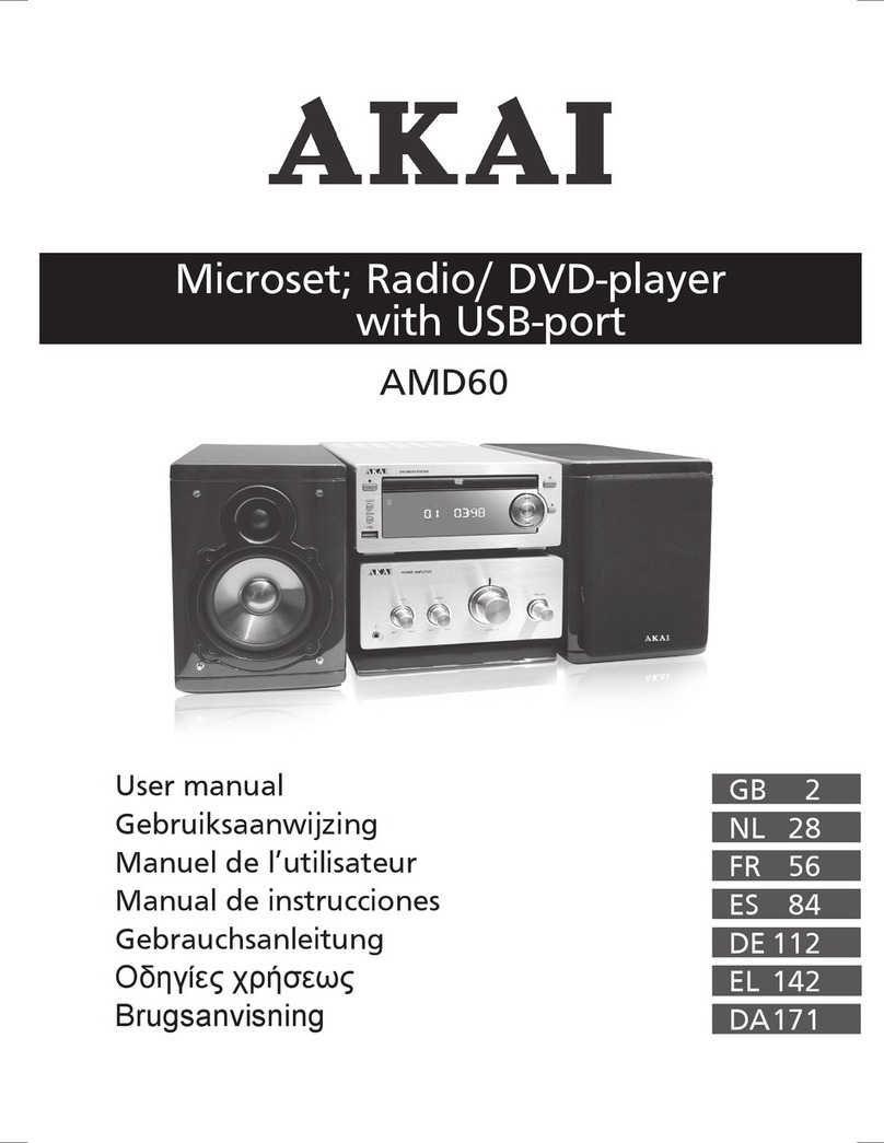 Akai AMD60 user manual