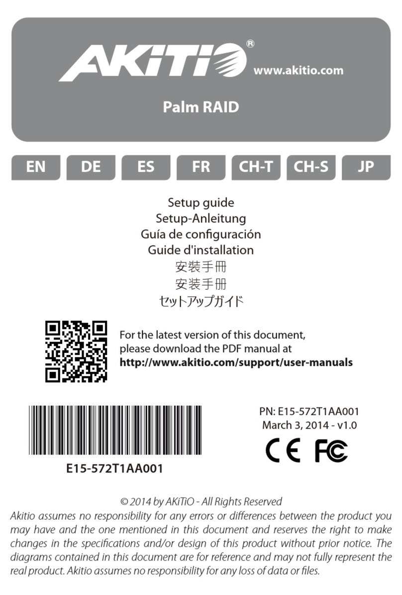 Akitio Palm Raid User manual